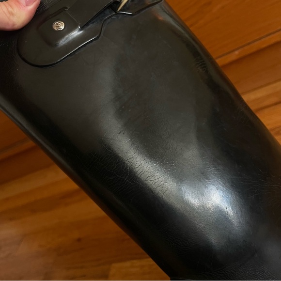 Tall Black Glossy Hunter Rainboots - Picture 5 of 10